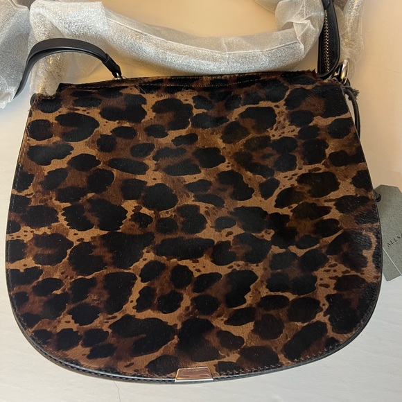 BRAND NEW ALL SAINTS CAPTAIN CROSSBODY BAG PRINTED DOUBLE SIDED - Picture 2 of 8